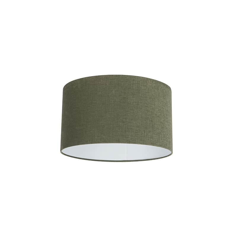 Tyg lampskärm mörkgrön 35/35/20