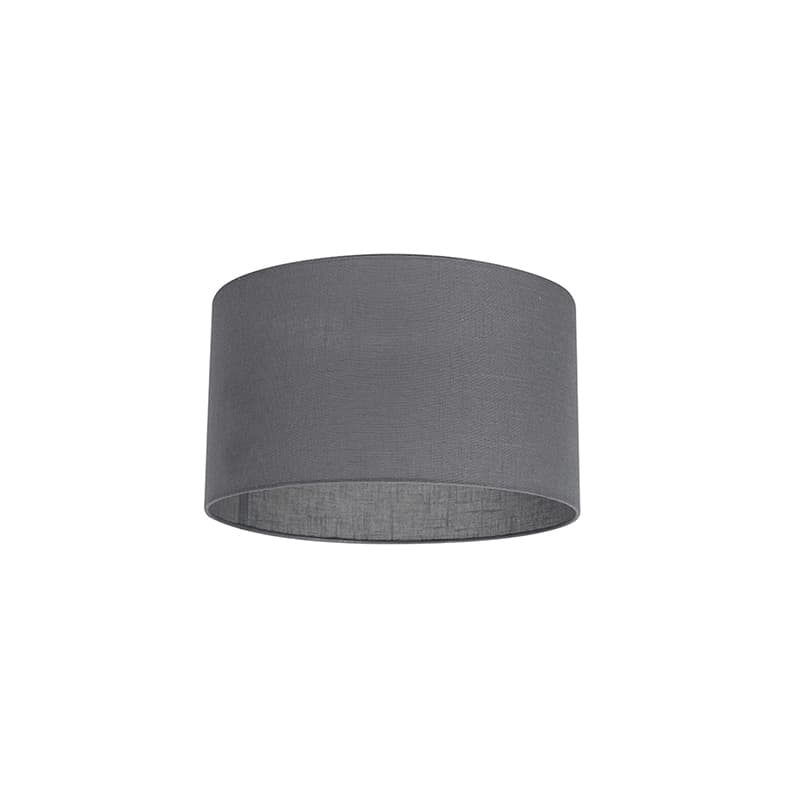 Tyg lampskärm mörkgrå 35/35/20