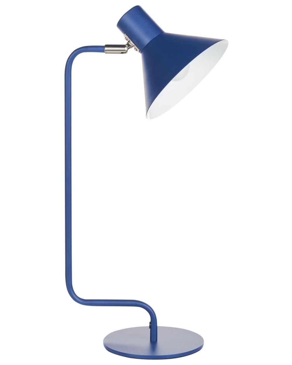 Bordslampa 51 cm metall blå RIMAVA