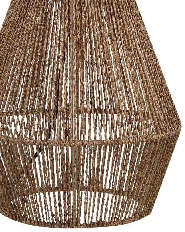 Bordslampa Naturlig Papperssnöre Vävd Sänglampa Omgivande ljus