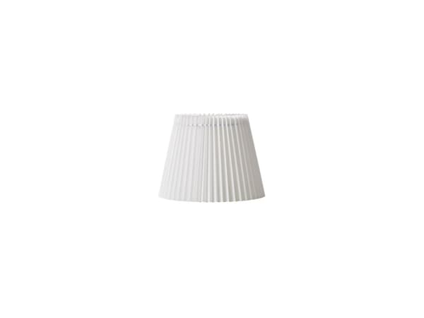 PLISSESKÆRM EMMA VILLA SIDE 14 CM HVID