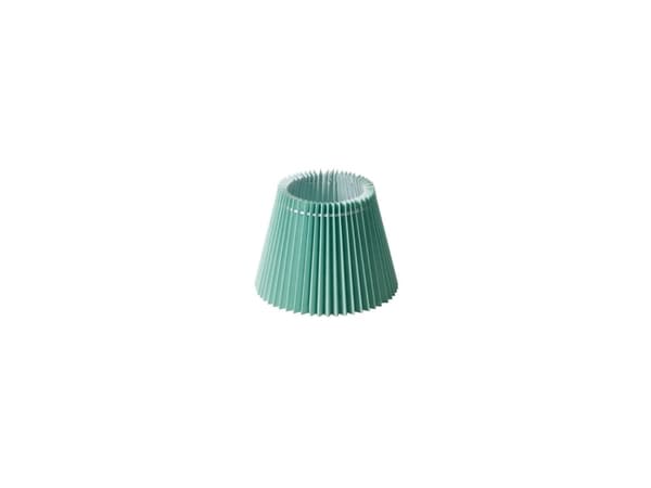 PLISSESKÆRM EMMA VILLA SIDE 14 CM GRØN
