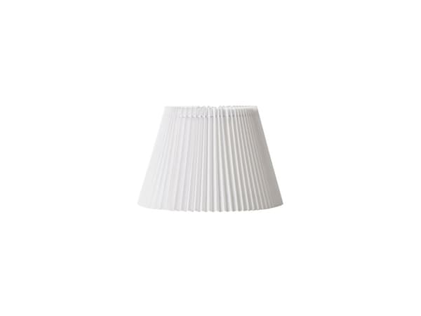 PLISSESKÆRM EMMA VILLA VÆG/PENDEL SIDE 18 CM HVID