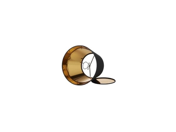 LAMPESKÆRM ISABELLA DOMUS H. 20,0 CM SORT/GULD