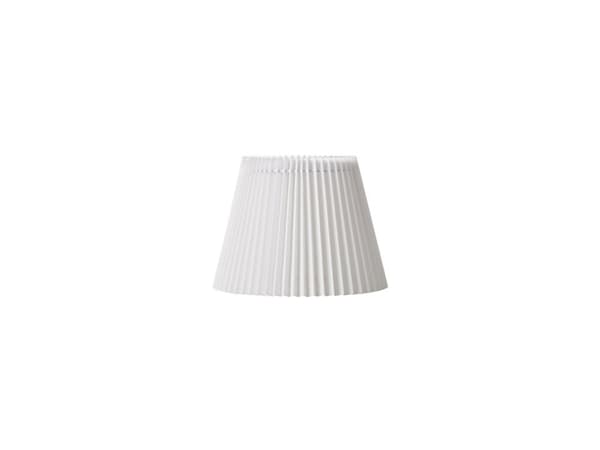PLISSERAD SKÄRM EMMA VILLA SIDA 16 CM VIT