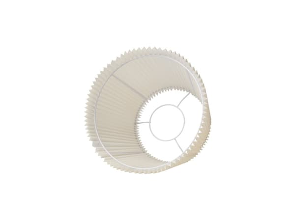 PLISSET LAKE EMMA VILLA SIDE 23 CM KREM