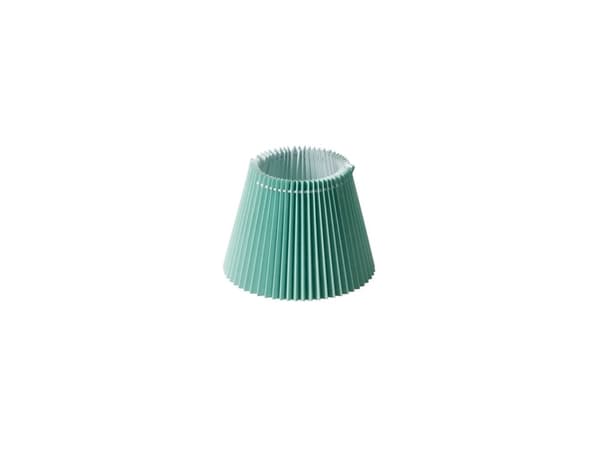 PLISSESKÆRM EMMA VILLA SIDE 16 CM GRØN