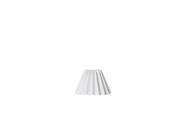 PLISSERAD SKÄRM EMMA HACIENDA SIDE 11 CM VIT