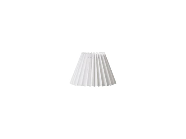 PLISSERAD SKÄRM EMMA HACIENDA SIDE 11 CM VIT