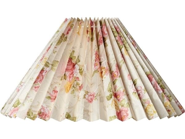 PLISSESKÆRM ROSENBORG HACIENDA SIDE 23 CM BLOMSTRE
