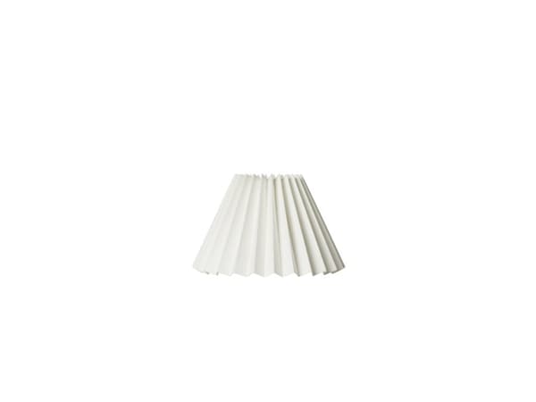 PLISSESKÆRM CAROLIN SIDE 15 CM HVID