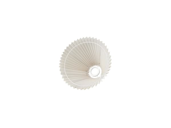PLISSESKÆRM EMMA PISO VÆG/PENDEL SIDE 21 CM CREME