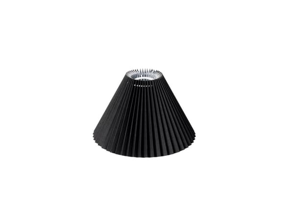 PLISSESKÆRM EMMA PISO VÆG/PENDEL SIDE 21 CM SORT