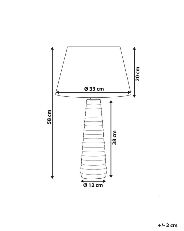 Bordslampa Silver Keramik 58 cm Geometriskt Mönster Svart Empire Skärm Nattduksbord Vardagsrum Sovrum Belysning Retro stil