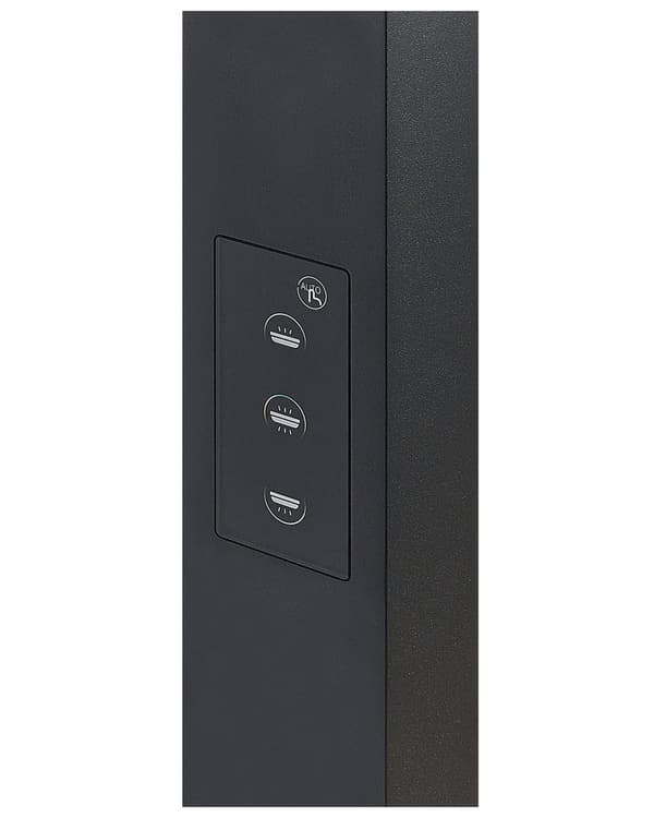 LED-Golvlampa Svart Aluminium 194 cm Touch Dimknapp Rörelsesensor Modern Belysning Hemmakontor