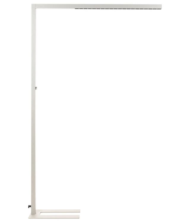 Golv LED-lampa Silver Aluminium 194 cm Dimbar Modern belysning Hemkontor