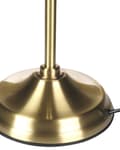 Miniatyrbild 10 av 11: Bordslampa Guld och Svart Metallbas Skärm Justerbar Dragknapp Retro Stil Hemmakontor Belysning