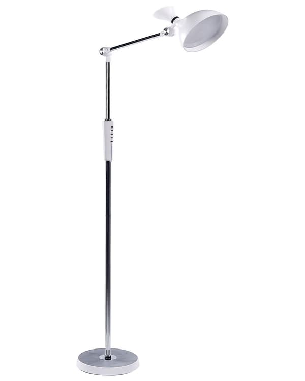 Golvlampa LED Vit Syntetmaterial 169 cm Dimmer CCT Modern Belysning Hemmakontor Vardagsrum