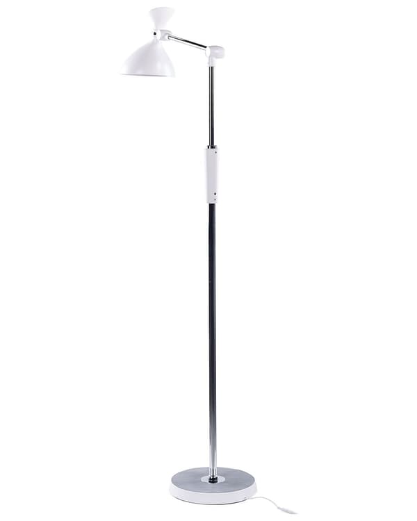 Golvlampa LED Vit Syntetmaterial 169 cm Dimmer CCT Modern Belysning Hemmakontor Vardagsrum