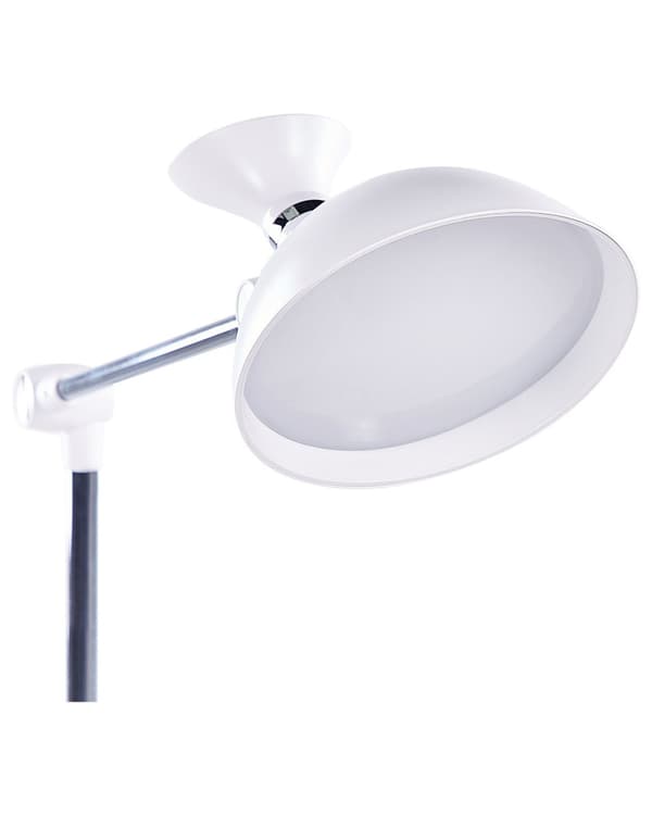 Golvlampa LED Vit Syntetmaterial 169 cm Dimmer CCT Modern Belysning Hemmakontor Vardagsrum