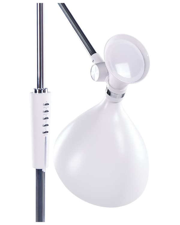 Golvlampa LED Vit Syntetmaterial 169 cm Dimmer CCT Modern Belysning Hemmakontor Vardagsrum
