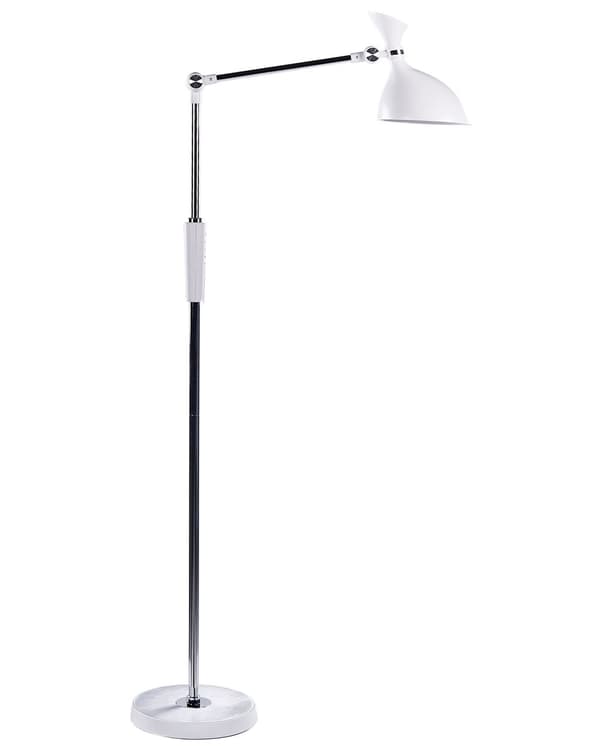 Golvlampa LED Vit Syntetmaterial 169 cm Dimmer CCT Modern Belysning Hemmakontor Vardagsrum
