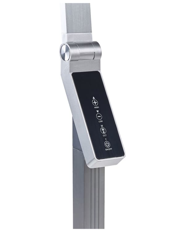 Golv LED-lampa Silver Syntetiskt Material 170 cm Dimming LCD Modern Belysning Hemmakontor