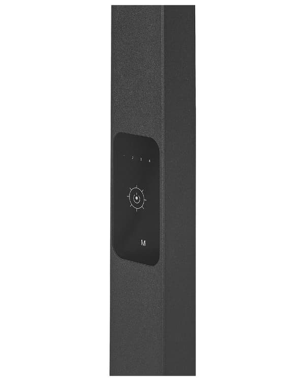 LED-golvlampa Svart Aluminium 196 cm Höjd Touch Switch Dimmer Rörelsesensor Modern 2-punktsbelysning Hemmakontor