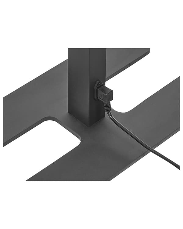 LED-golvlampa Svart Aluminium 196 cm Höjd Touch Switch Dimmer Rörelsesensor Modern 2-punktsbelysning Hemmakontor
