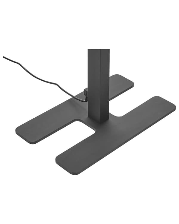 LED-golvlampa Svart Aluminium 196 cm Höjd Touch Switch Dimmer Rörelsesensor Modern 2-punktsbelysning Hemmakontor