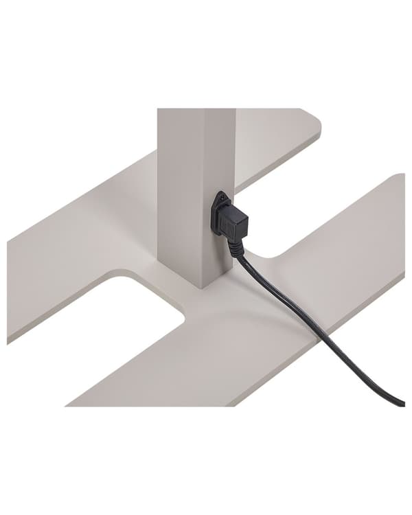 LED-golvlampa Silver Aluminium 196 cm Höjd Touch Switch Dimmer Rörelsesensor Modern 2-punktsbelysning Hemmakontor