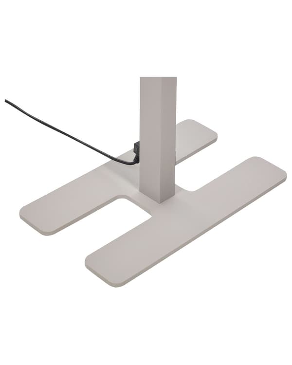 LED-golvlampa Silver Aluminium 196 cm Höjd Touch Switch Dimmer Rörelsesensor Modern 2-punktsbelysning Hemmakontor