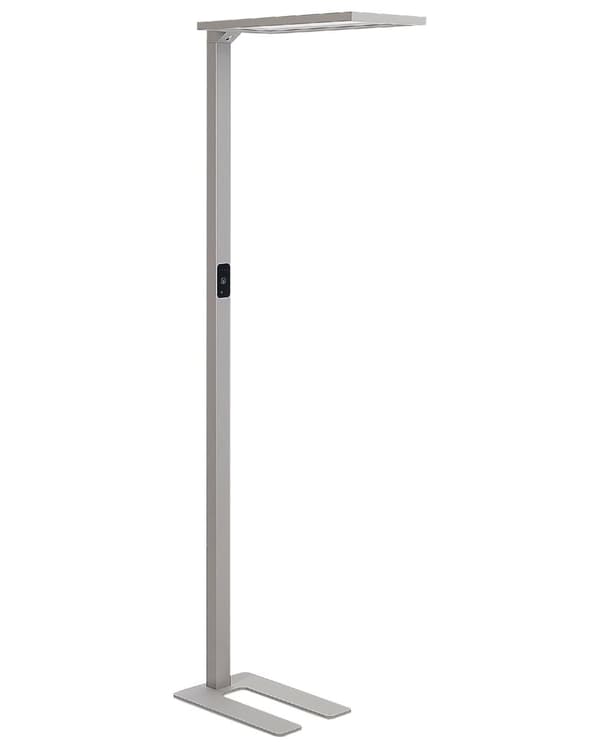 LED-golvlampa Silver Aluminium 196 cm Höjd Touch Switch Dimning Rörelsesensor Modern Belysning Hemmakontor