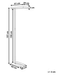 Miniatyrbild 3 av 11: LED-golvlampa Vit Aluminium 197 cm Höjd Knopp Strömbrytare Dimning Modern Industriell Belysning Hemmakontor