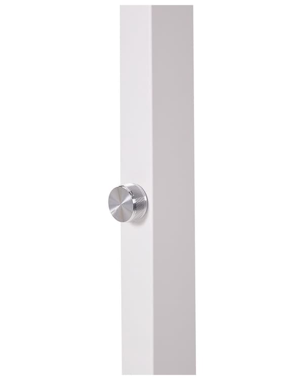 LED-golvlampa Vit Aluminium 197 cm Höjd Knopp Strömbrytare Dimning Modern Industriell Belysning Hemmakontor