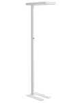 Miniatyrbild 1 av 11: LED-golvlampa Vit Aluminium 197 cm Höjd Knopp Strömbrytare Dimning Modern Industriell Belysning Hemmakontor