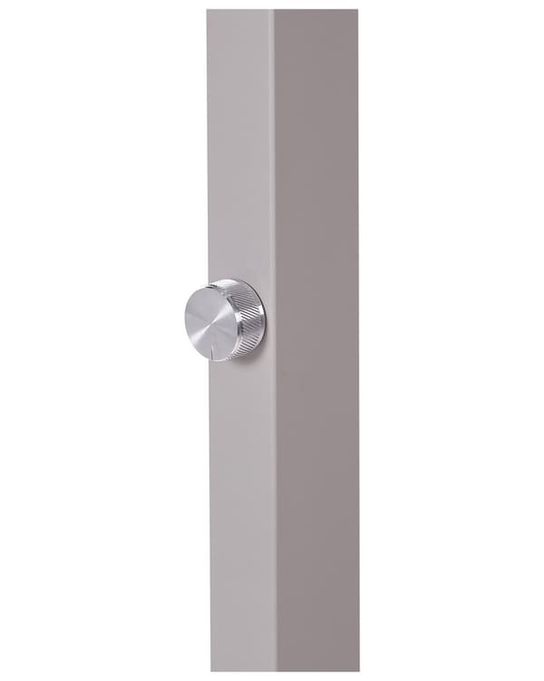 LED-golvlampa Silver Aluminium 197 cm Höjd Knopp Strömbrytare Dimning Modern Industriell Belysning Hemmakontor