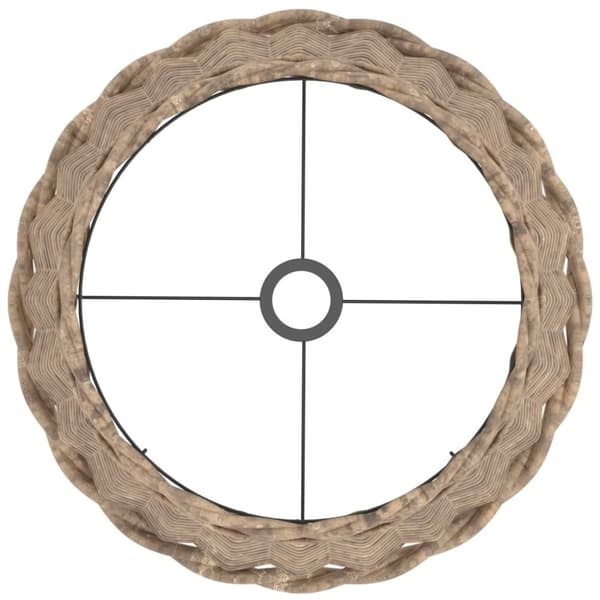 vidaXL Lampunvarjostin ruskea Ø40x26 cm paju