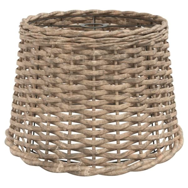 vidaXL Lampunvarjostin ruskea Ø40x26 cm paju