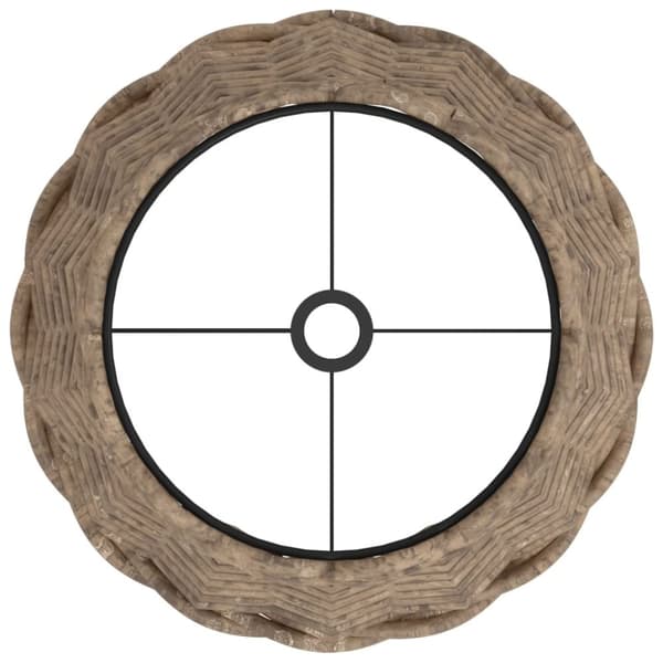 vidaXL Lampunvarjostin ruskea Ø20x15 cm paju