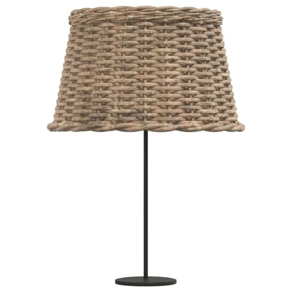 vidaXL Lampskärm brun Ø45x28 cm korgmaterial
