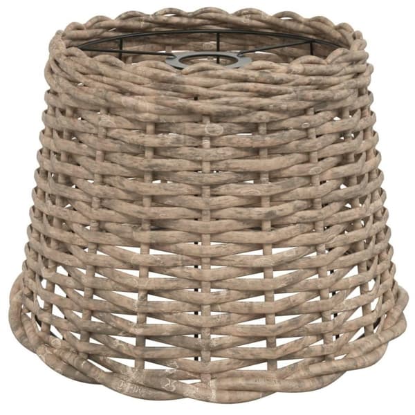 vidaXL Kattovalaisimen varjostin ruskea Ø30x20 cm paju