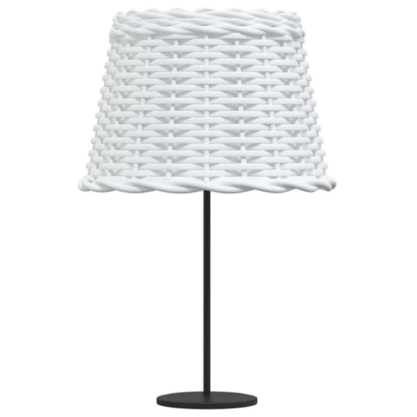 vidaXL lampeskærm Ø30x20 cm flet hvid