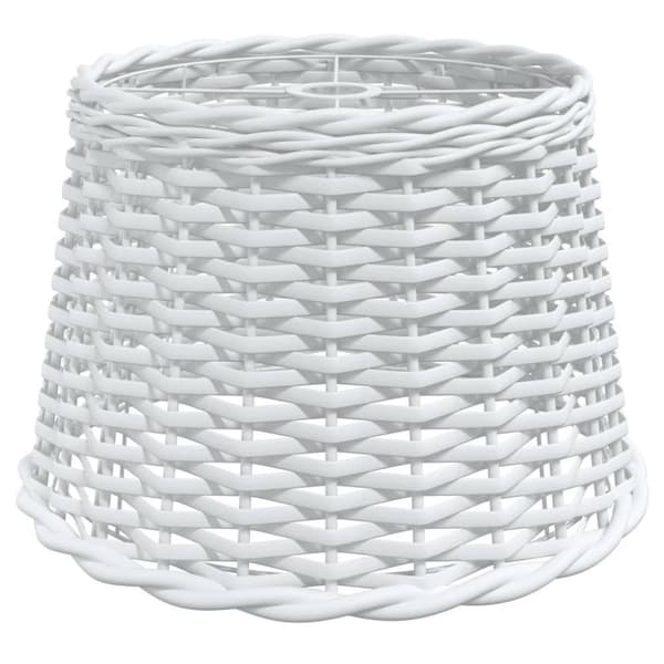 vidaXL Kattovalaisimen varjostin valkoinen Ø40x26 cm paju