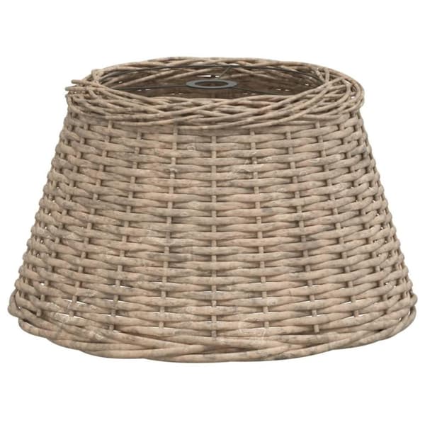 vidaXL Lampskärm brun Ø50x30 cm korgmaterial