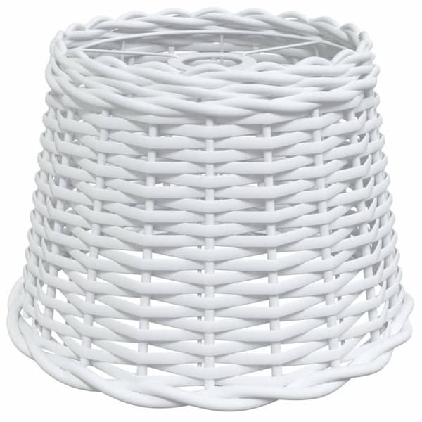 vidaXL lampeskærm til loftlampe Ø30x20 cm flet hvid