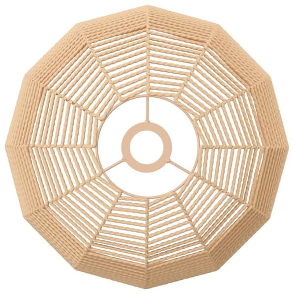 vidaXL Taklampeskjerm Ø36x26 cm jern og papir
