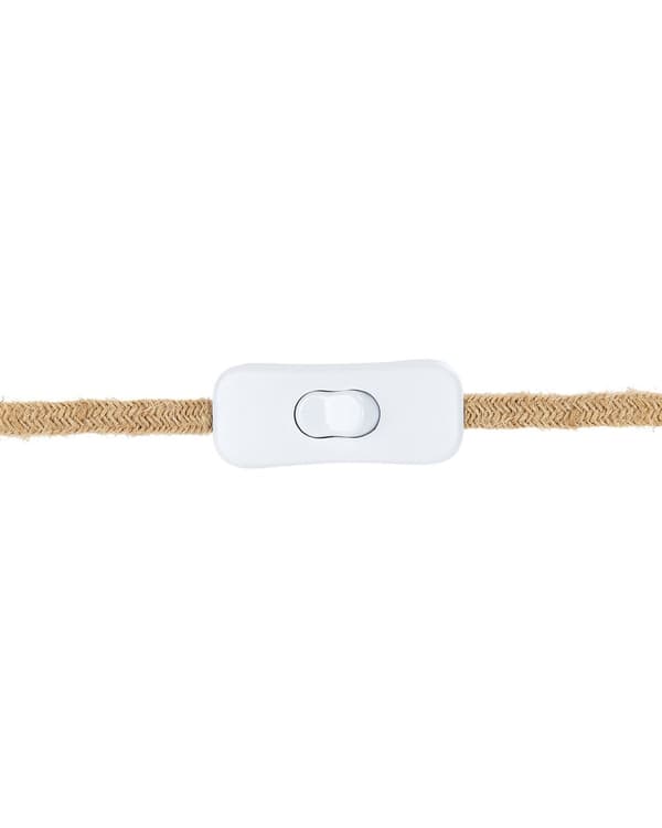Bordslampa Grå Keramik 56 cm Naturlig Konformad Pappersskärm Sängbord Vardagsrum Sovrum Belysning