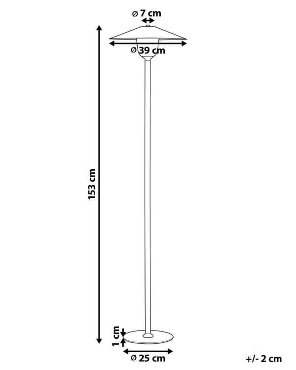 Golvlampa Vit Metallskärm Ek Träram Minimalistisk Skandinavisk Stil Vardagsrum Sovrum