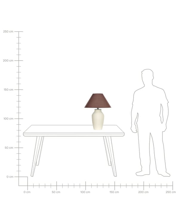 Bordslampa Beige Keramisk Bas Linne Skärm 52 cm Tyg Trumma Svart Sängbord Vardagsrum Sovrum Belysning Traditionell